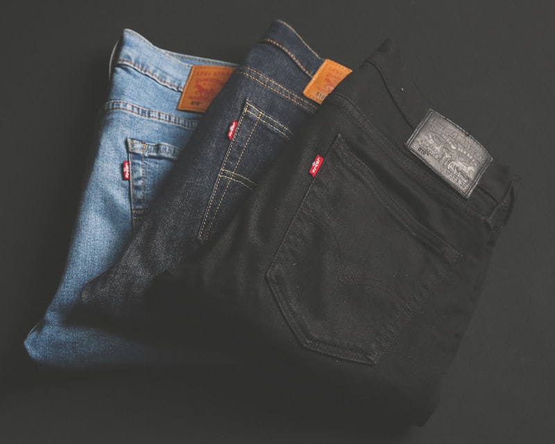 Slim Fit Dark Wash Jeans